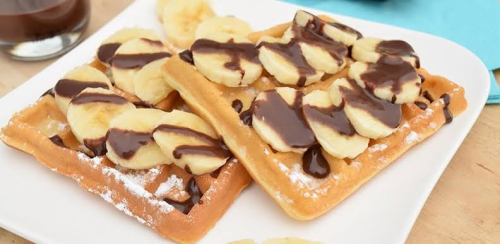 Gaufre banane 