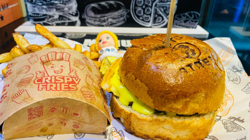 Jot dog / humburger / tacos-frites, jus+ 1 jouet surprise 