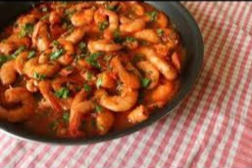 Crevette en Sauce.