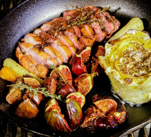 Magret de Canard au Miel et Figues