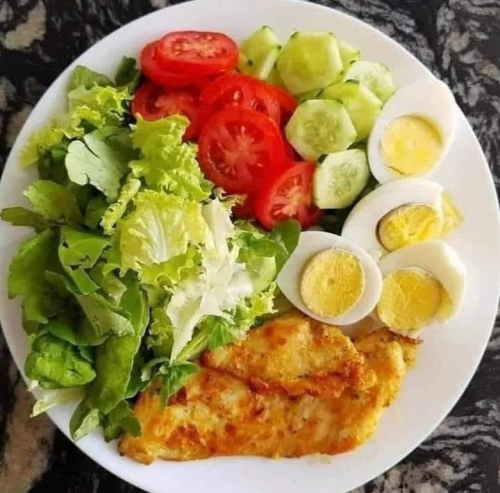 Plat œuf varié 