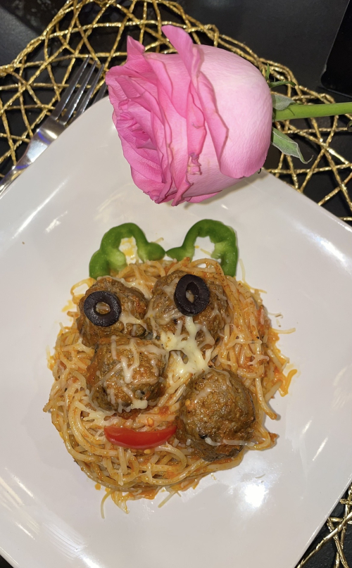 Spaghettis Meatballs 